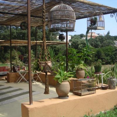 terrasse chambre bleue